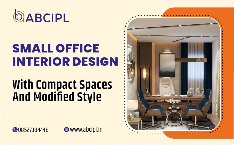 Small Office Interior Design with Compact Spaces and Modified Style